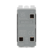 BG Brushed Steel 20A Centre Off Retractive Grid Switch RBS14C – product view 3