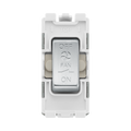 BG Brushed Steel 10A 3 Pole Fan Isolator Grid Switch RBS15 – product view 1