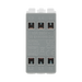 BG Brushed Steel 10A 3 Pole Fan Isolator Grid Switch RBS15 – product view 3