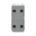 BG Brushed Steel 20A Double Pole Grid Key Switch RBS30KY – product view 3
