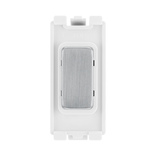 BG Brushed Steel Blank Grid Module RBSBLNK – product view 1