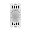 BG Brushed Steel Dimmer Grid Switch RBSDLT – product view 1
