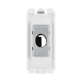 BG Brushed Steel Flex Outlet Grid Module RBSFLEX – product view 1