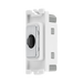 BG Brushed Steel Flex Outlet Grid Module RBSFLEX – product view 2