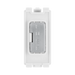 BG Brushed Steel 13 Amp Fuse Carrier Grid Module RBSFUSE – product view 1