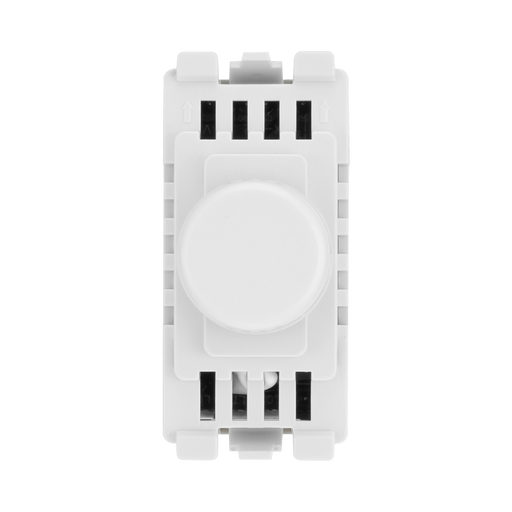 BG White Moulded PVC Intelligent Dual Mode Dimmer Grid Module RDLT – product view 1