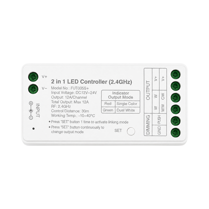 ELD Lighting 2-in-1 Single Colour & CCT RF Receiver 12/24V