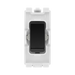 BG Matt Black 20A 2 Way Single Pole Centre Off Grid Switch RFB12C – product view 1