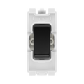 BG Matt Black 20A 2 Way Grid Switch RFB12 – product view 1