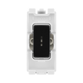 BG Matt Black 20A Double Pole Grid Key Switch RFB30KY – product view 1