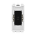 BG Matt Black 20A Double Pole Grid Key Switch RFB30KY – product view 1