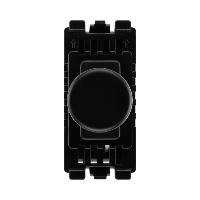 BG Matt Black Dimmer Grid Switch RFBDLT – product view 1
