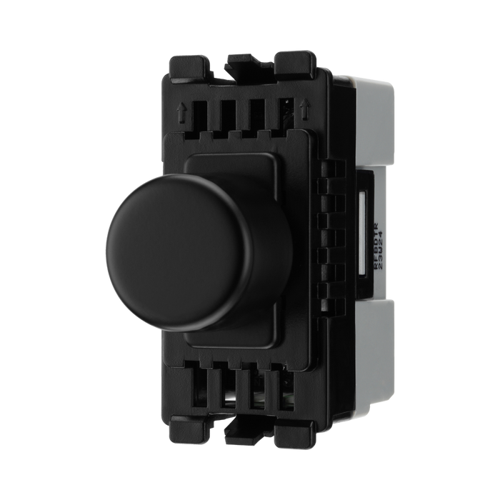 BG Matt Black Dimmer Grid Switch RFBDLT – product view 2