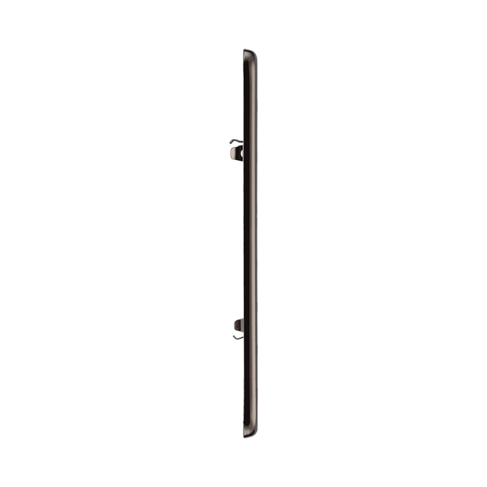 BG Screwless Flat Plate Black Nickel 3 Gang Grid Plate RFBN3 – Side view