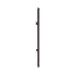 BG Screwless Flat Plate Black Nickel 3 Gang Grid Plate RFBN3 – Side view