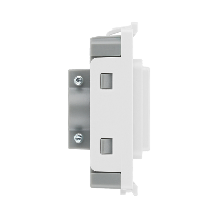 BG White Moulded PVC Flex Outlet Grid Module RFLEX – product view 4