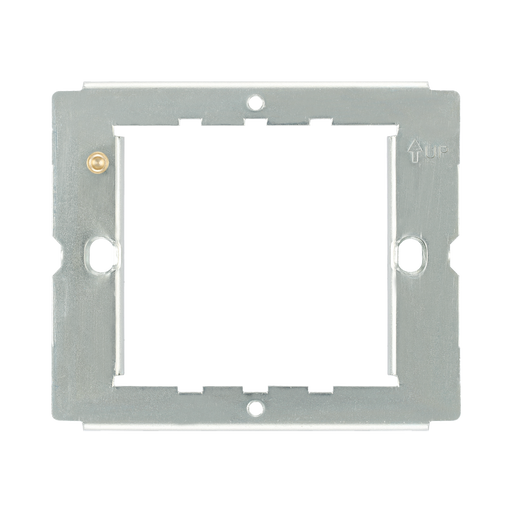 BG Nexus Metal & Moulded PVC 1-2 Gang Grid Frame RFR12 – Front view