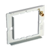 BG Nexus Metal & Moulded PVC 1-2 Gang Grid Frame RFR12 – Rear view
