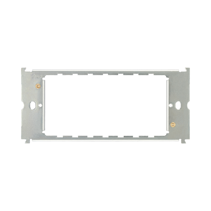BG Nexus Metal & Moulded PVC 3-4 Gang Grid Frame RFR34 – Front view