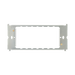 BG Nexus Metal & Moulded PVC 3-4 Gang Grid Frame RFR34 – Front view