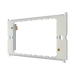 BG Nexus Metal & Moulded PVC 3-4 Gang Grid Frame RFR34 – Angled view