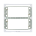 BG Screwless Flat Plate 6-8 Gang Grid Frame RFR68FP Available from RS Electrical Supplies