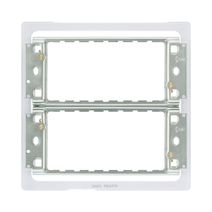 BG Screwless Flat Plate 6-8 Gang Grid Frame RFR68FP