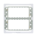 BG Screwless Flat Plate 6-8 Gang Grid Frame RFR68FP Available from RS Electrical Supplies