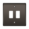 BG Nexus Metal Black Nickel 2G Grid Plate RNBN2