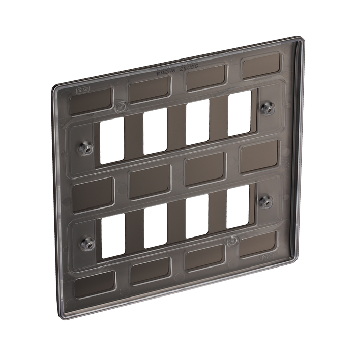 BG Nexus Metal Black Nickel 8G Grid Plate RNBN8