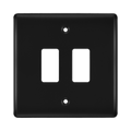 BG Nexus Metal Matt Black 2G Grid Plate RNFB2