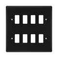 BG Nexus Metal Matt Black 8G Grid Plate RNFB8