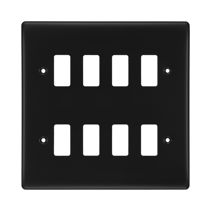 BG Nexus Metal Matt Black 8G Grid Plate RNFB8