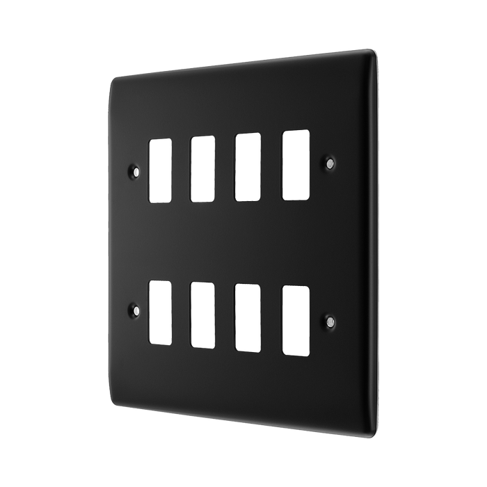 BG Nexus Metal Matt Black 8G Grid Plate RNFB8
