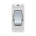 BG Electrical Polished Chrome 20AX 2 Way Single Pole Centre Off Grid Switch RPC12C – product view 1