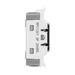 BG Electrical Polished Chrome 20AX 2 Way Key Grid Switch RPC12KY – product view 4