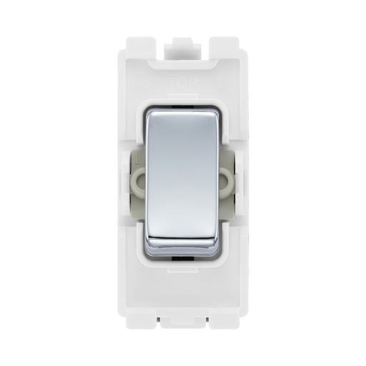 BG Polished Chrome Grid Switch 20 Amp Intermediate RPC13 – product view 1