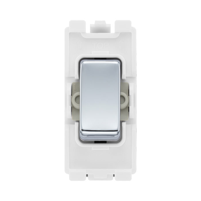 BG Polished Chrome Grid Switch 20 Amp Intermediate RPC13 – product view 1