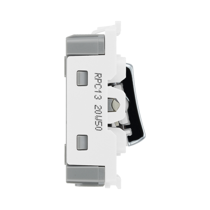 BG Polished Chrome Grid Switch 20 Amp Intermediate RPC13 – product view 4