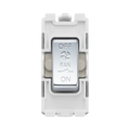 BG Electrical Polished Chrome 10A 3 Pole Fan Isolator Grid Switch RPC15 – product view 1