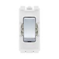 BG Electrical Polished Chrome 20AX Double Pole Grid Switch RPC30 – product view 1