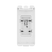 BG Polished Chrome Grid Switch Blank RPCBLNK – product view 3