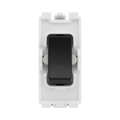 BG Evolve Black 20A 2 Way Single Pole Centre Off Grid Module RPCDB12C – product view 1