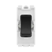 BG Evolve Black 20A 2 Way Single Pole Centre Off Grid Module RPCDB12C – product view 1