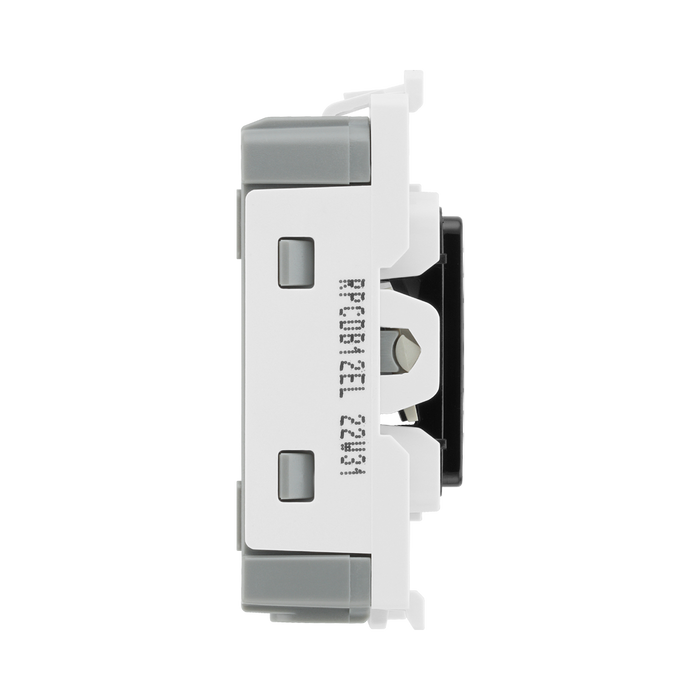 BG Evolve Black 20A 2 Way Printed Key Grid Module RPCDB12EL – product view 4