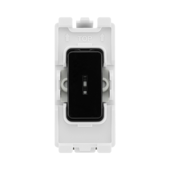BG Evolve Black 20A 2 Way Key Grid Module RPCDB12KY – product view 1