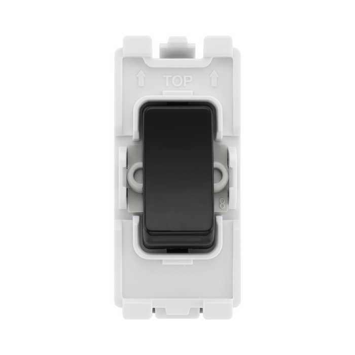BG Evolve Black 20A 2 Way Grid Module RPCDB12 – product view 1