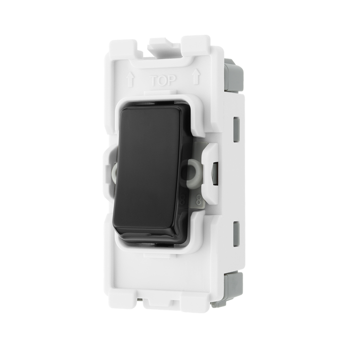 BG Evolve Black 20A 2 Way Grid Module RPCDB12 – product view 2