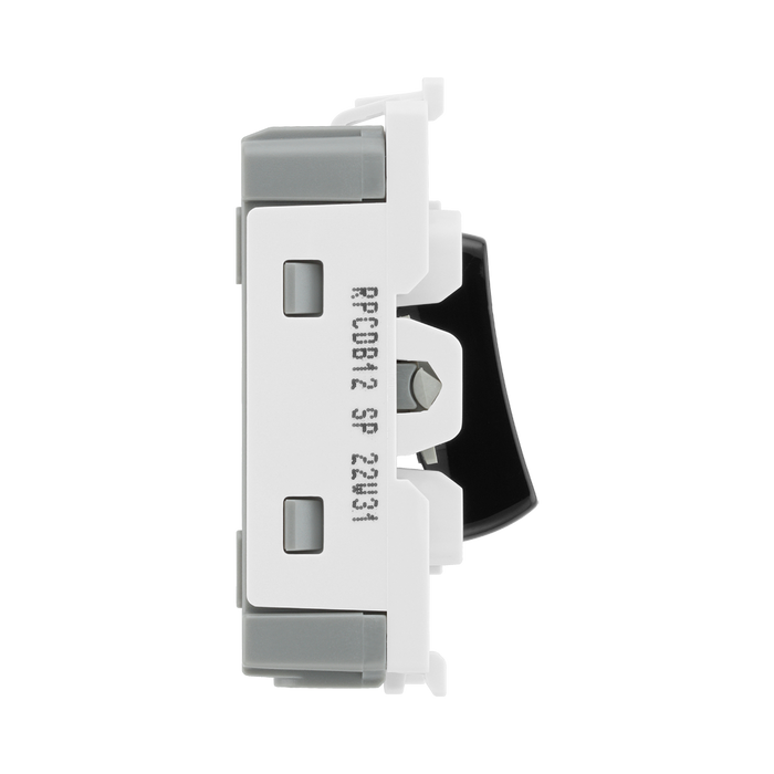 BG Evolve Black 20A 2 Way Grid Module RPCDB12 – product view 4