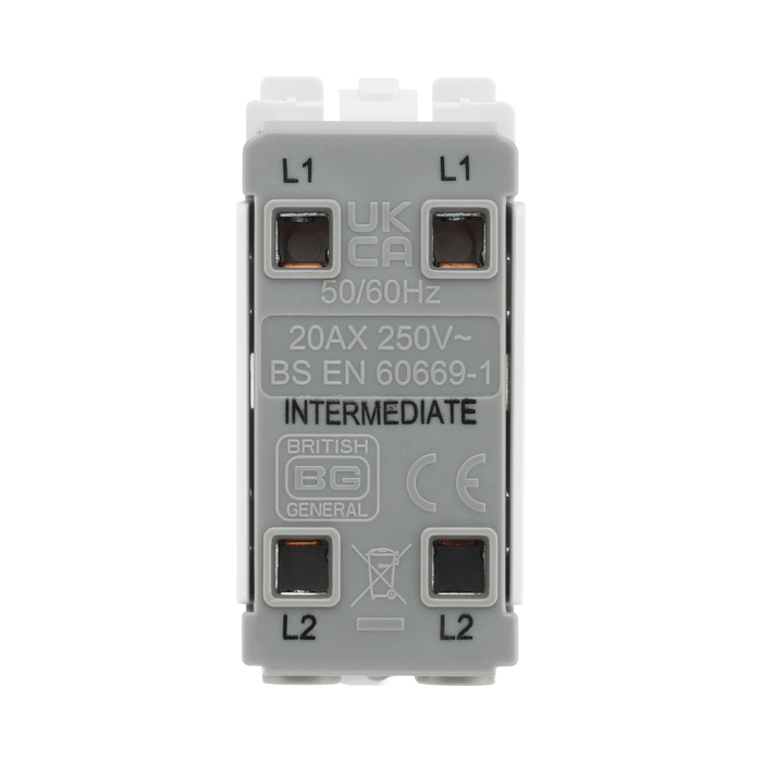 BG Evolve Black 20A Intermediate Grid Module RPCDB13 – product view 3